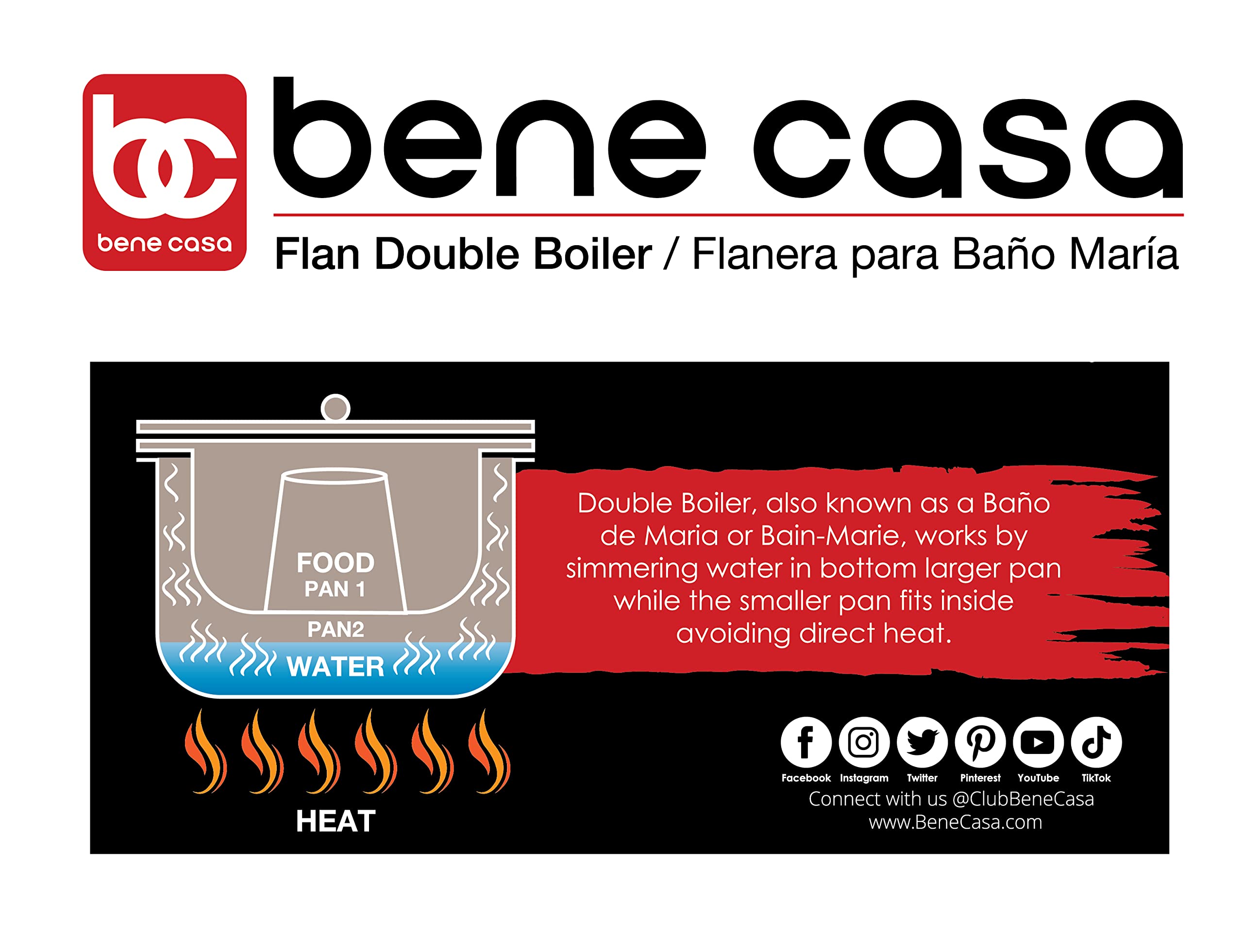 Bene Casa even-heat distribution supports creamy, uniform textures.