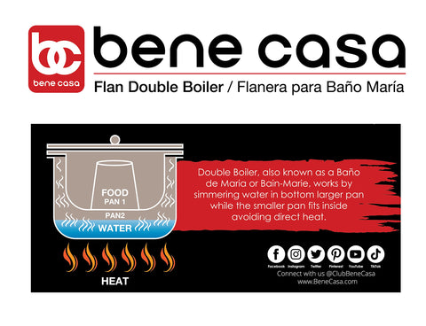Bene Casa even-heat distribution supports creamy, uniform textures.