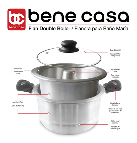 Bene Casa glass lid provides clear progress monitoring during baking.