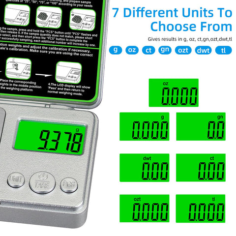 Benechef portable milligram scale ready for travel in its case