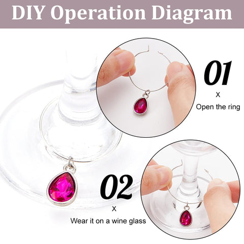 BENECREAT alloy rhinestone charms provide durable sparkle for long-lasting party decor