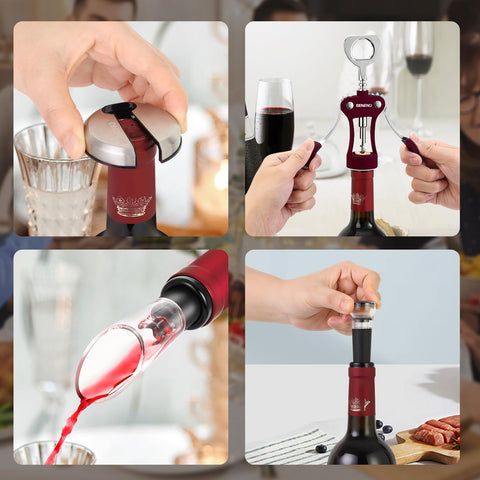 Beneno aerator pourer enhances aroma and flavor with every pour
