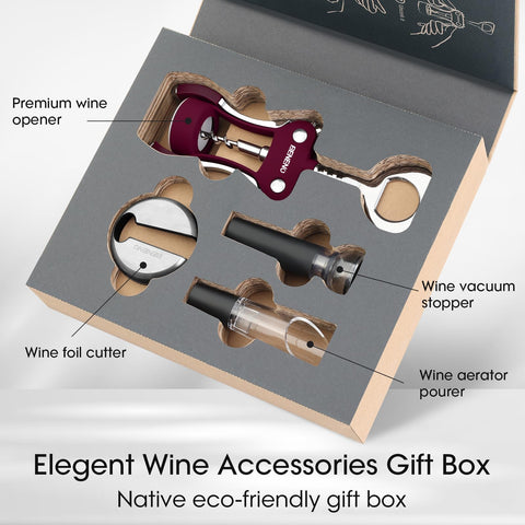 Beneno foil cutter stainless steel enables safe foil removal with a single twist