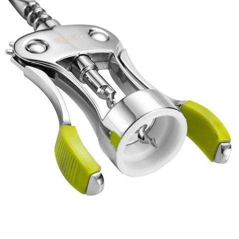 Beneno green wine opener adds stylish color to the kitchen.