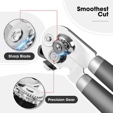 Beneno high carbon steel blade delivers precise, smooth cuts on cans.