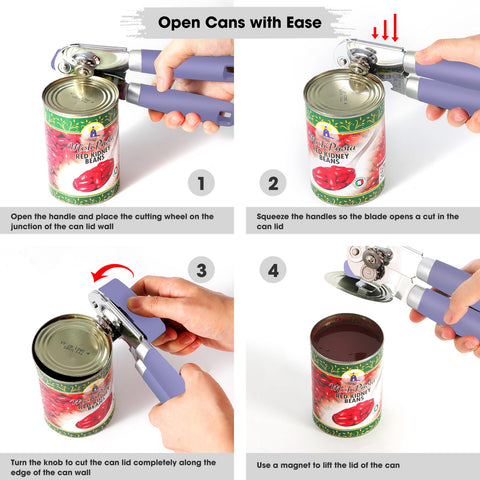 Beneno magnet base helps lift lids away from hands during opening