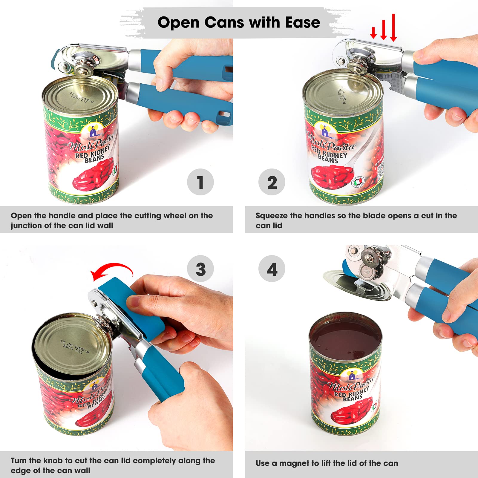 Beneno magnetic lid pull removes lids without touching edges.