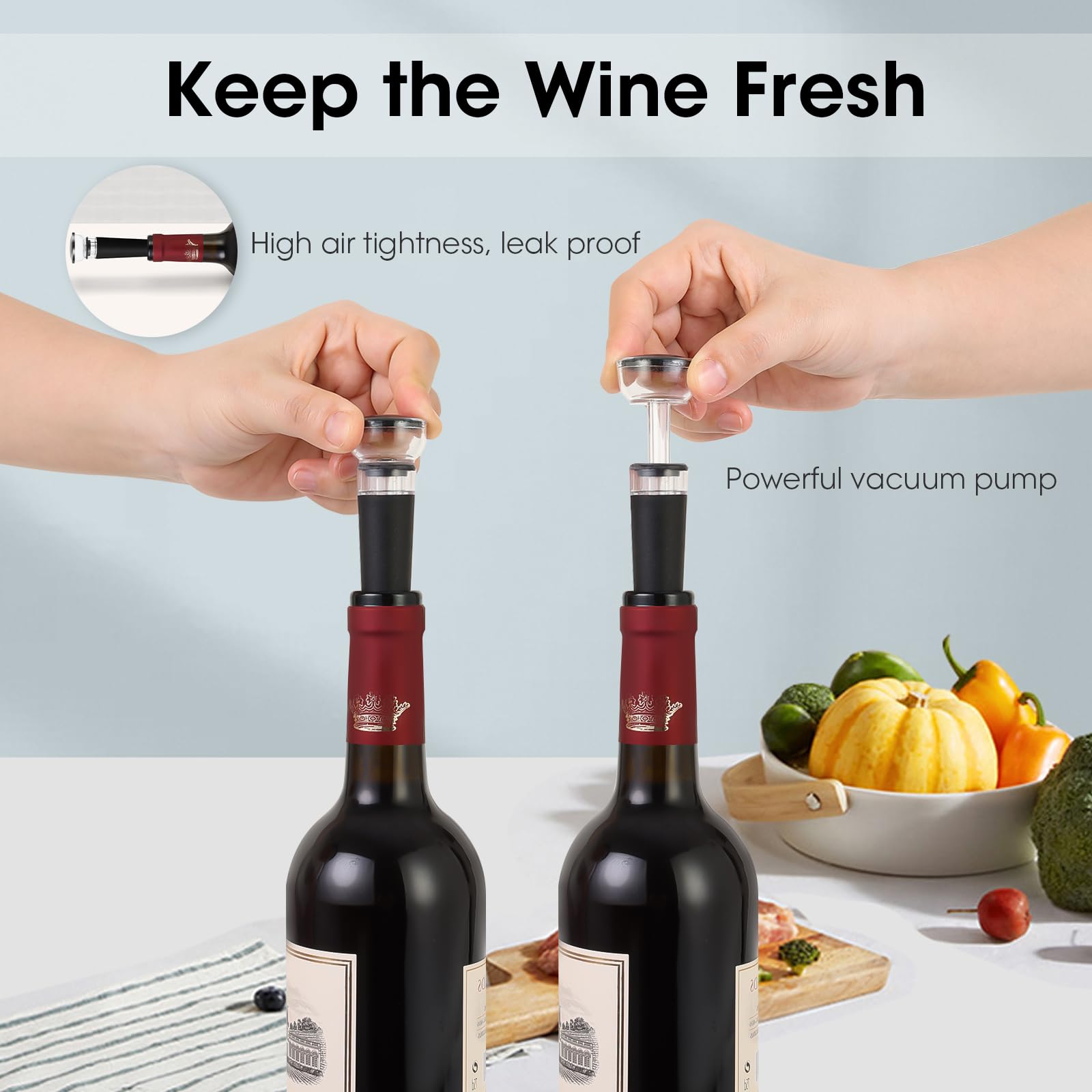 Beneno purple finish corkscrew adds a stylish touch to any bar