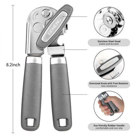 Beneno soft-grip handle and ergonomic knob improve comfort during daily use.