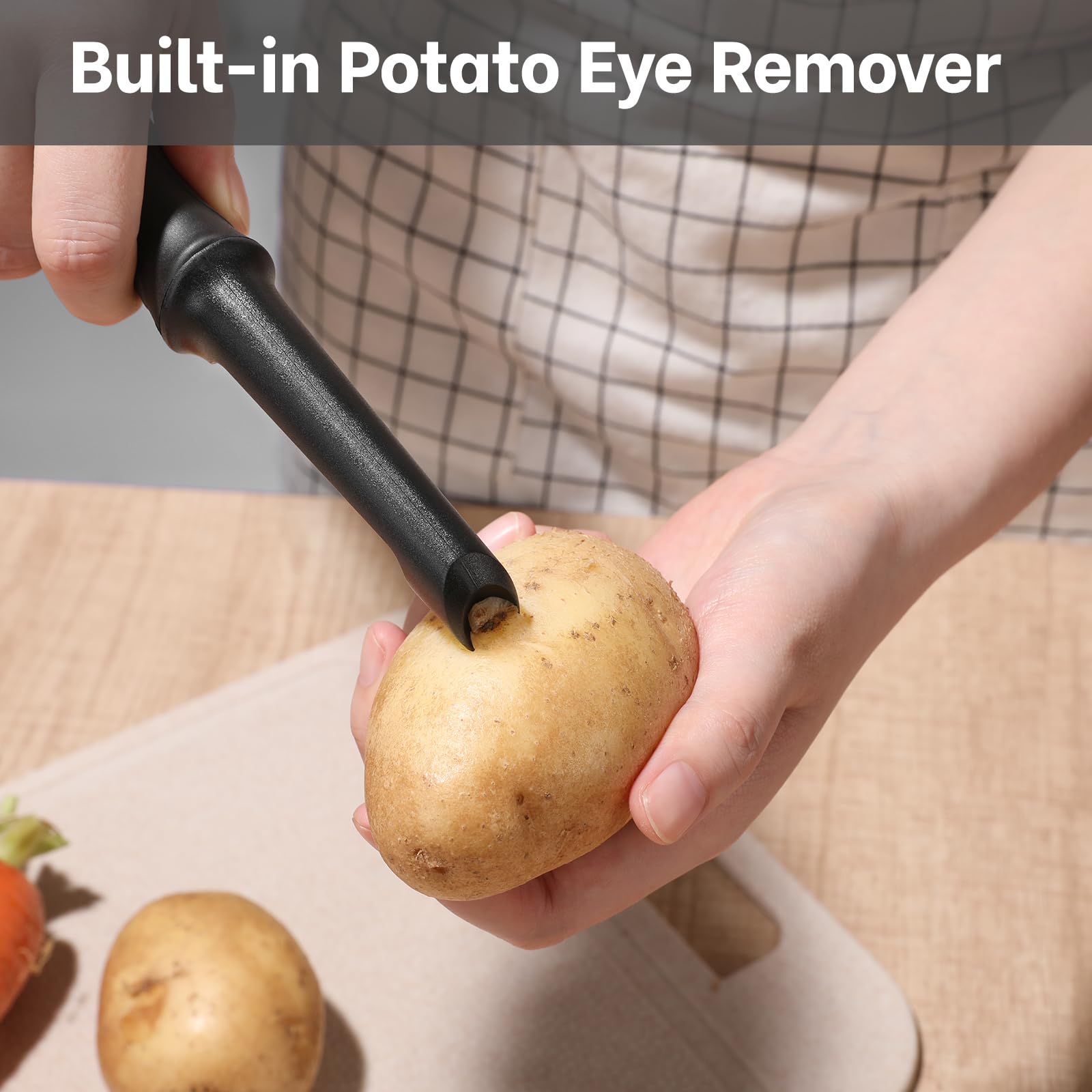 Beneno Swivel Peeler dishwasher-safe design for easy cleanup.