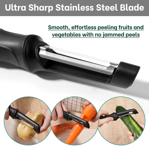 Beneno Swivel Peeler built-in potato eye remover for quick prep.