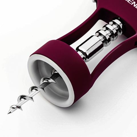 Beneno wing corkscrew mechanical gear centers the screw during extraction.