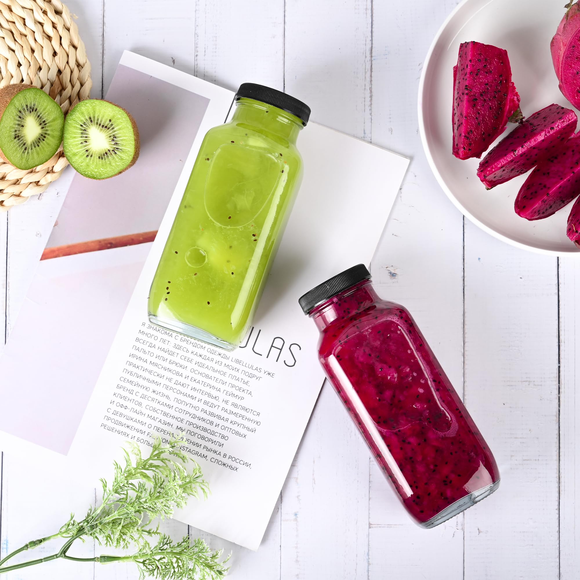 Benestanti fridge-safe glass bottles suitable for chilling drinks