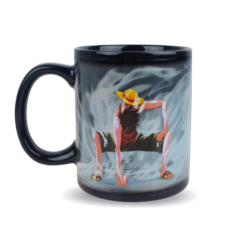BeneU One Piece Luffy changing mug gift-ready packaging and style.