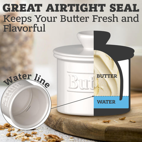 Benicci fits a standard 4.4 oz butter stick for daily use.