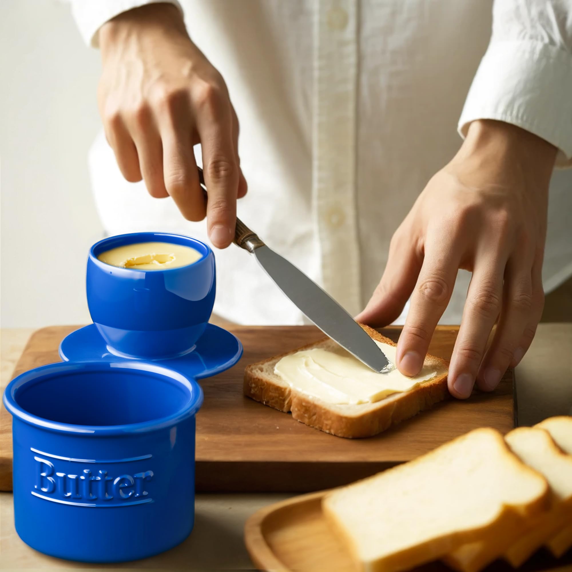 Benicci gift-ready butter crock box, a stylish present for kitchen lovers.