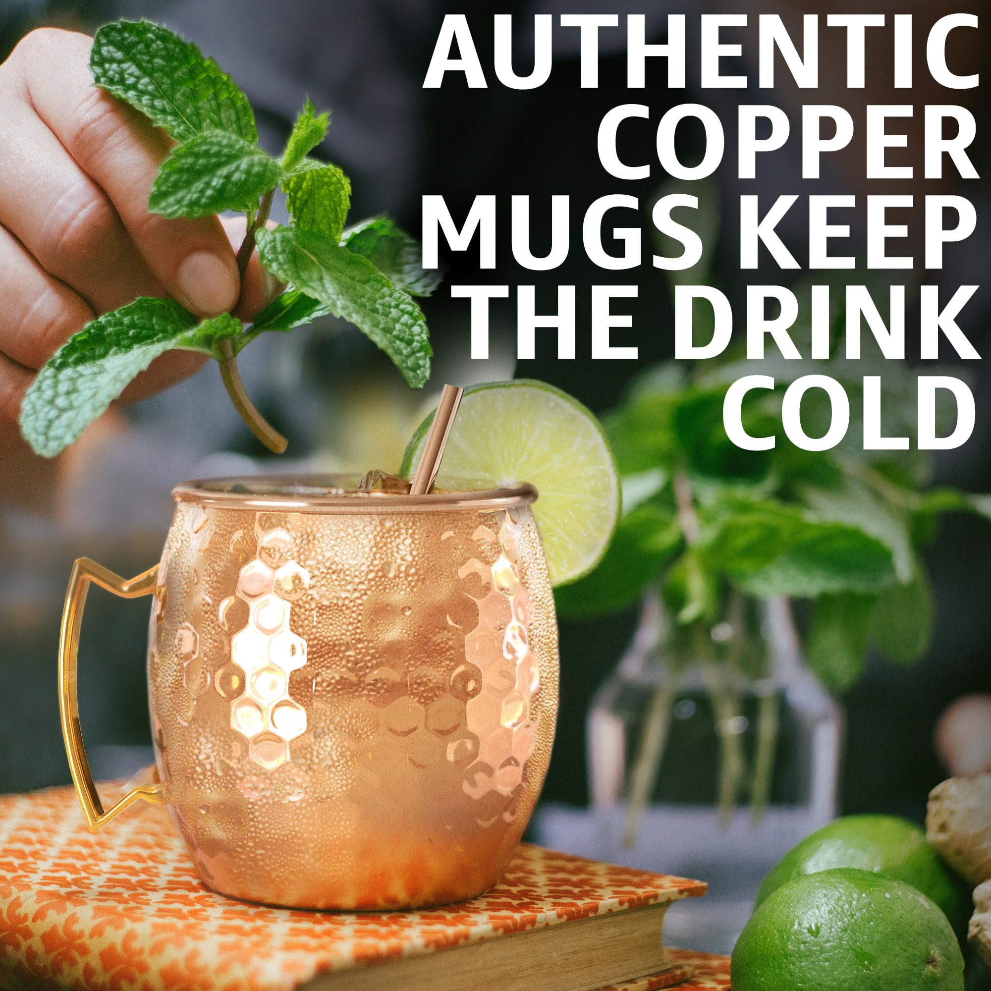 Benicci handcrafted Moscow Mule mug showcasing artisanal drinkware charm.
