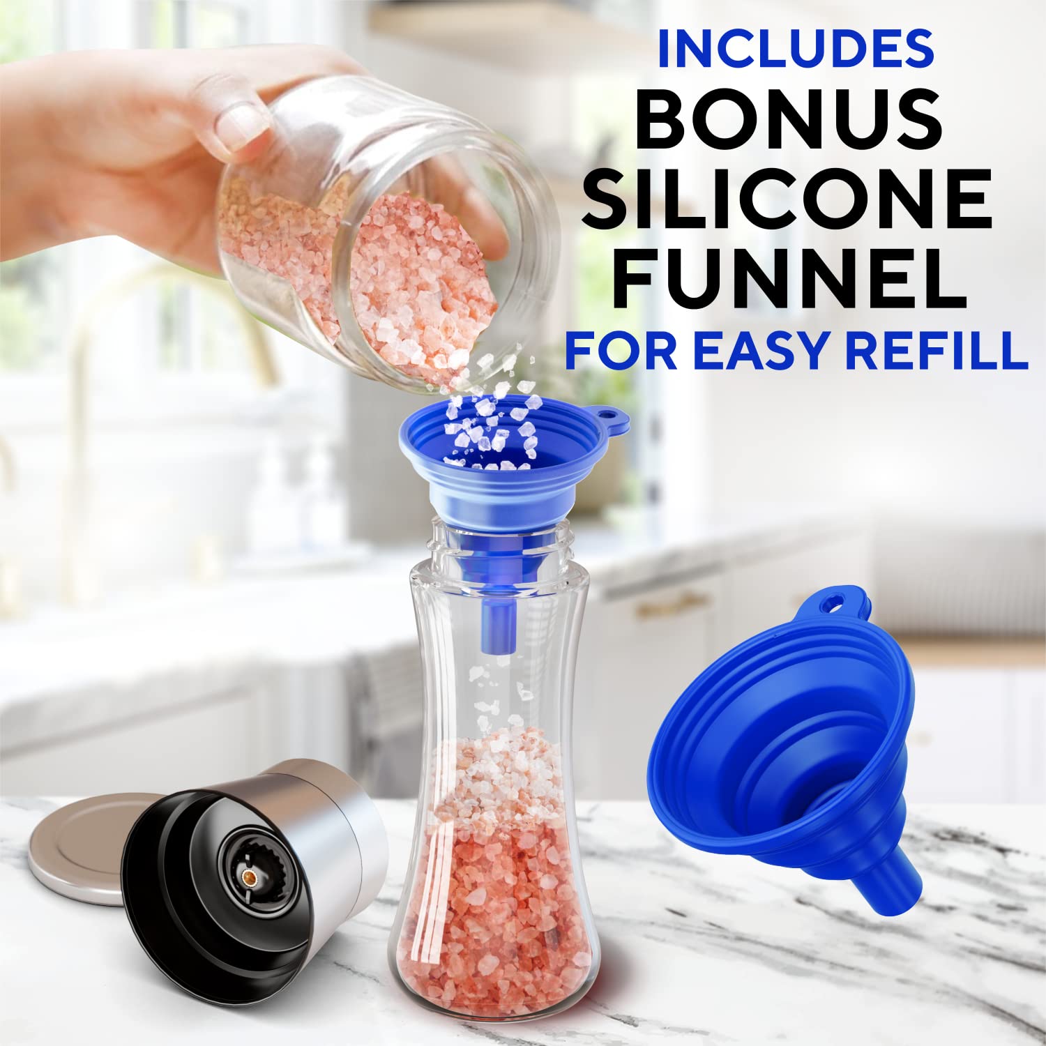 Benicci ceramic grinders resist corrosion for longer-lasting performance.