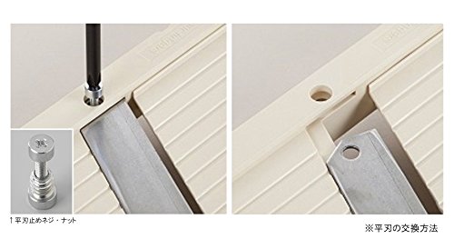 Benriner Jumbo Mandoline comfortable handle reduces fatigue during extended use.