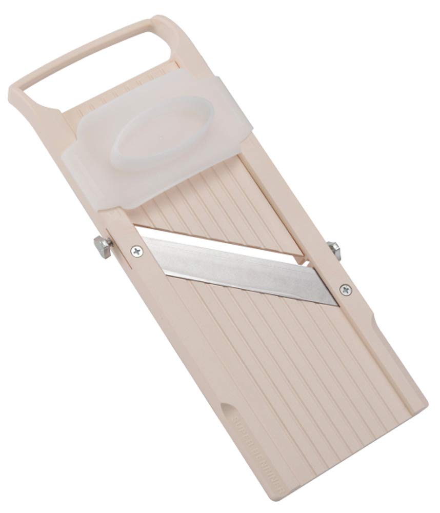 Benriner Super Standard Madoline Slicer Almond blade set enables versatile slicing options