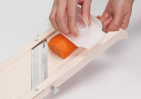 Benriner Super Standard Madoline Slicer Almond lightweight kit reduces hand fatigue