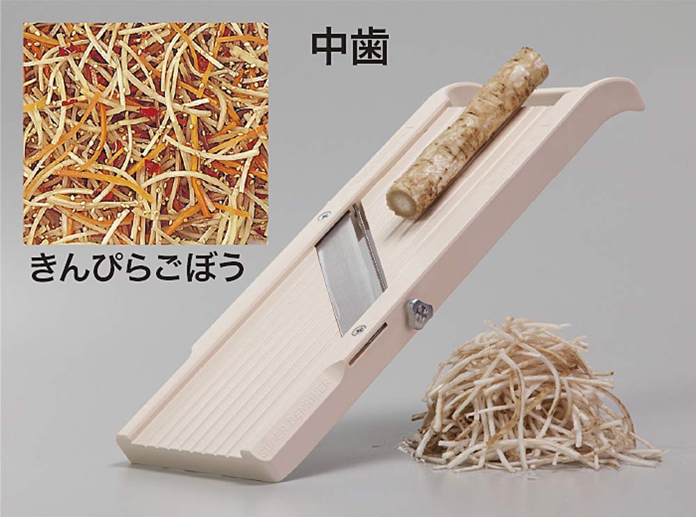 Benriner Super Standard Madoline Slicer Almond thin slice capability for delicate toppings
