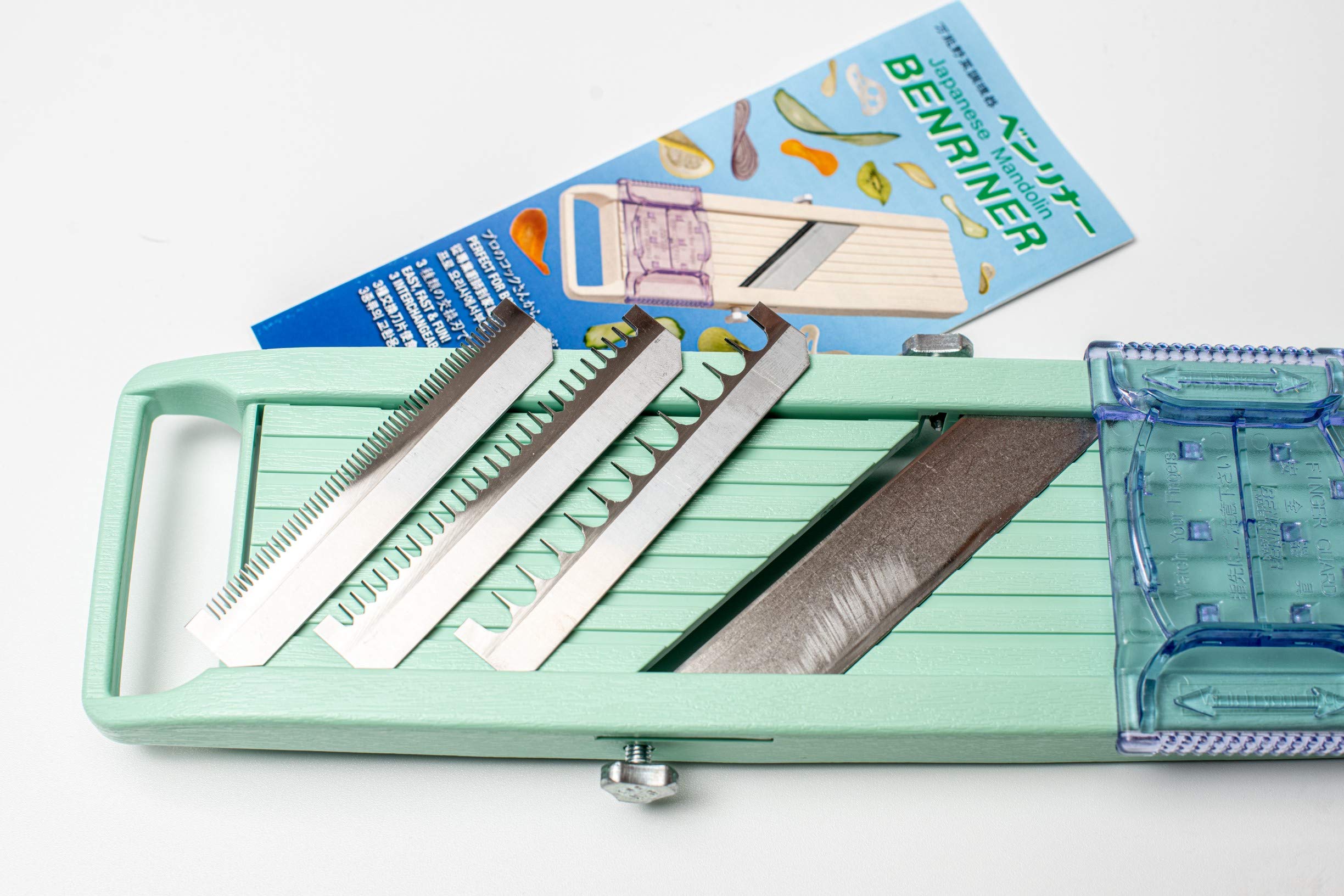Benriner vegetable slicer – shows blade area for everyday prep.