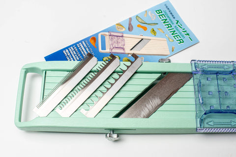 Benriner vegetable slicer – shows blade area for everyday prep.