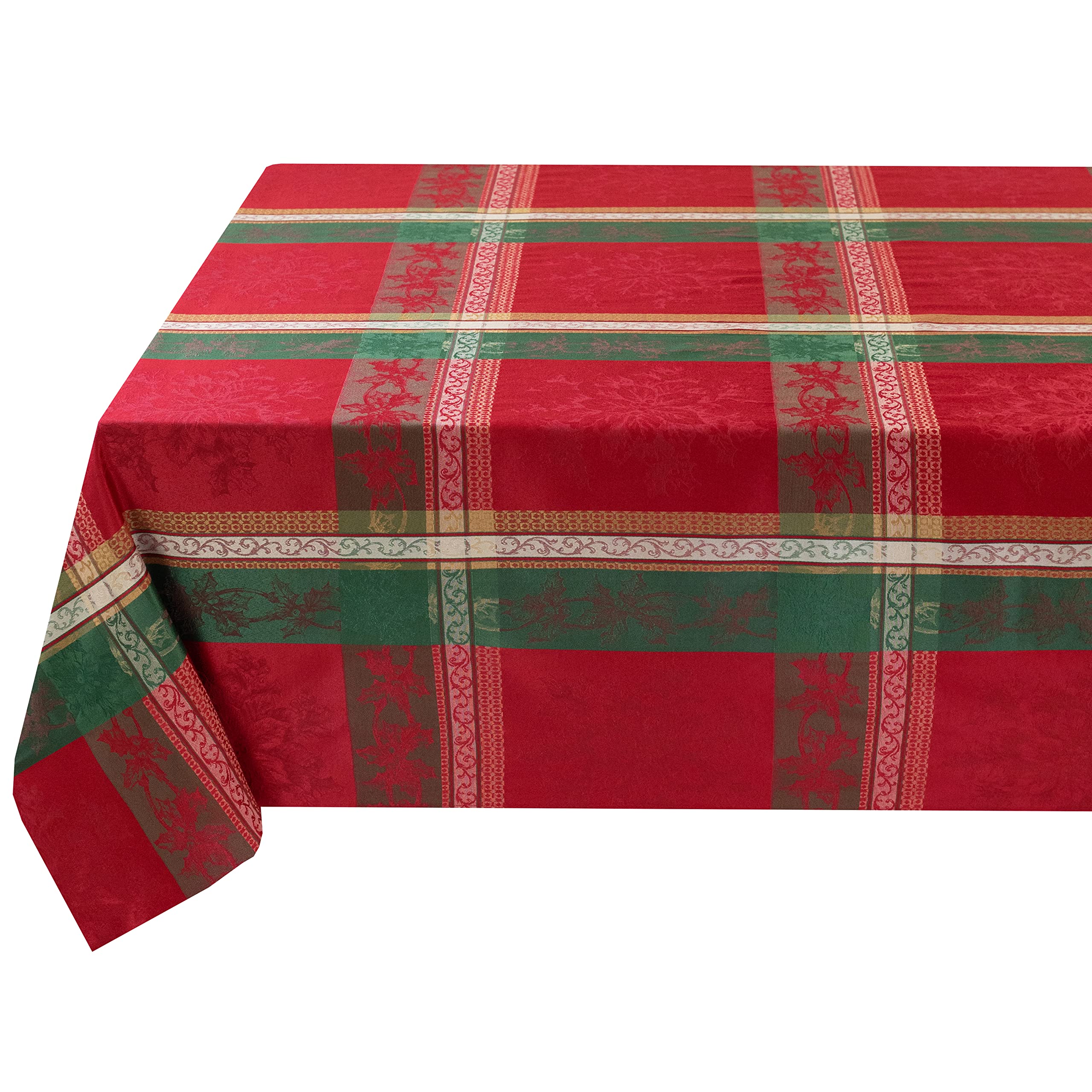 Designed in New York by Benson Mills showcasing cotton-poly blend.