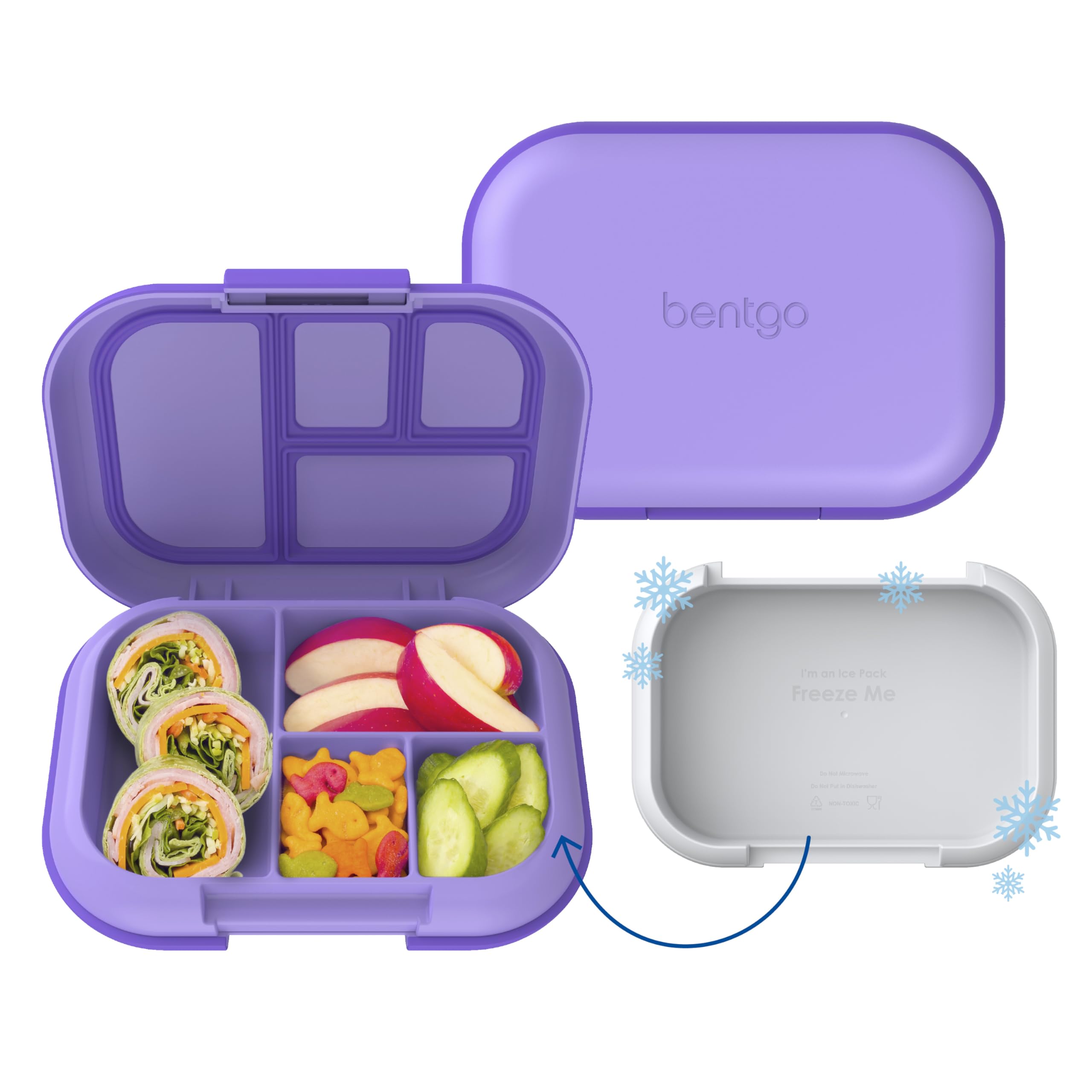Bentgo Chill built-in ice pack keeps lunch cool for hours