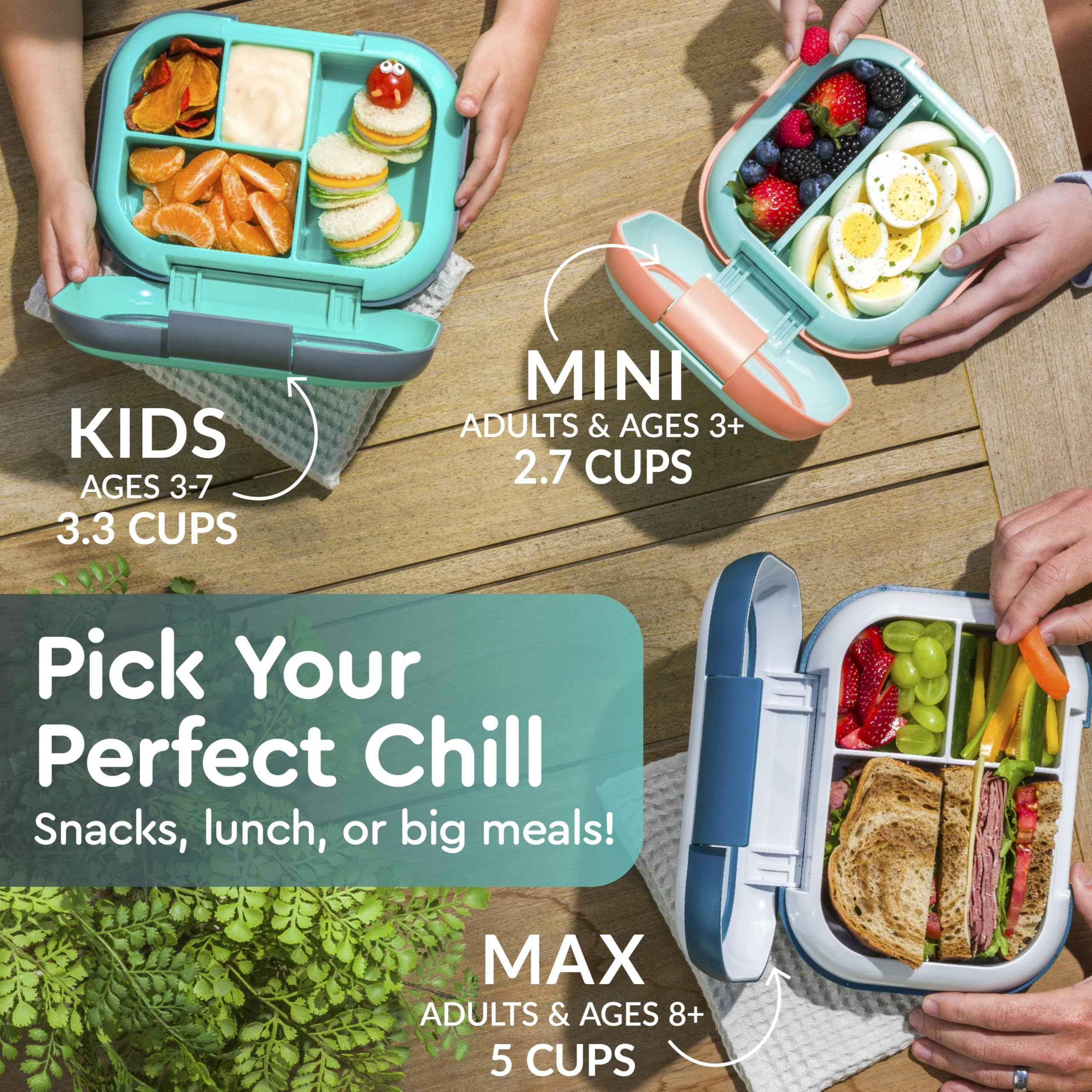 Bentgo Chill Kids rubberized outer shell adds durability during drop.