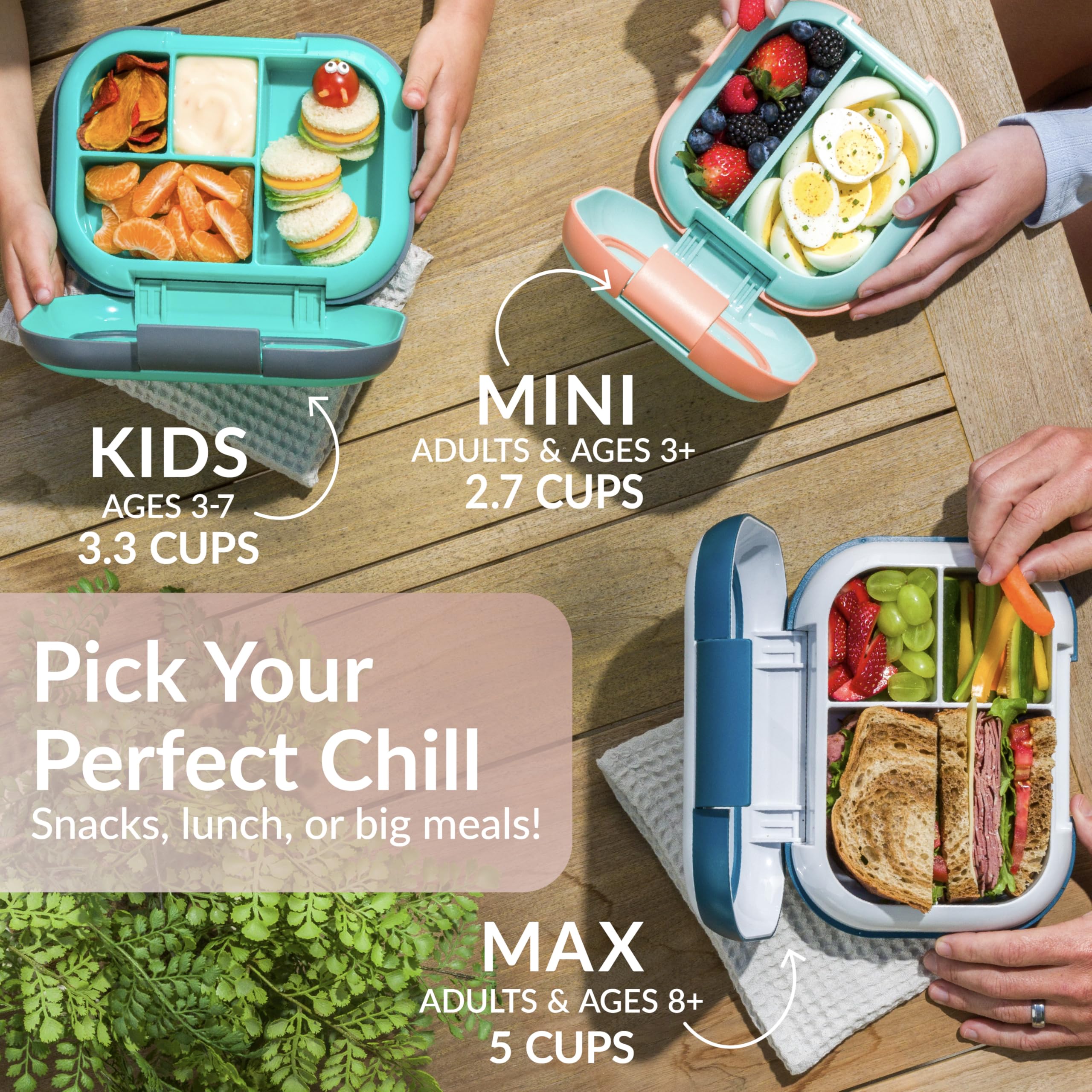 Bentgo Chill Max large 5-cup capacity for bigger lunches