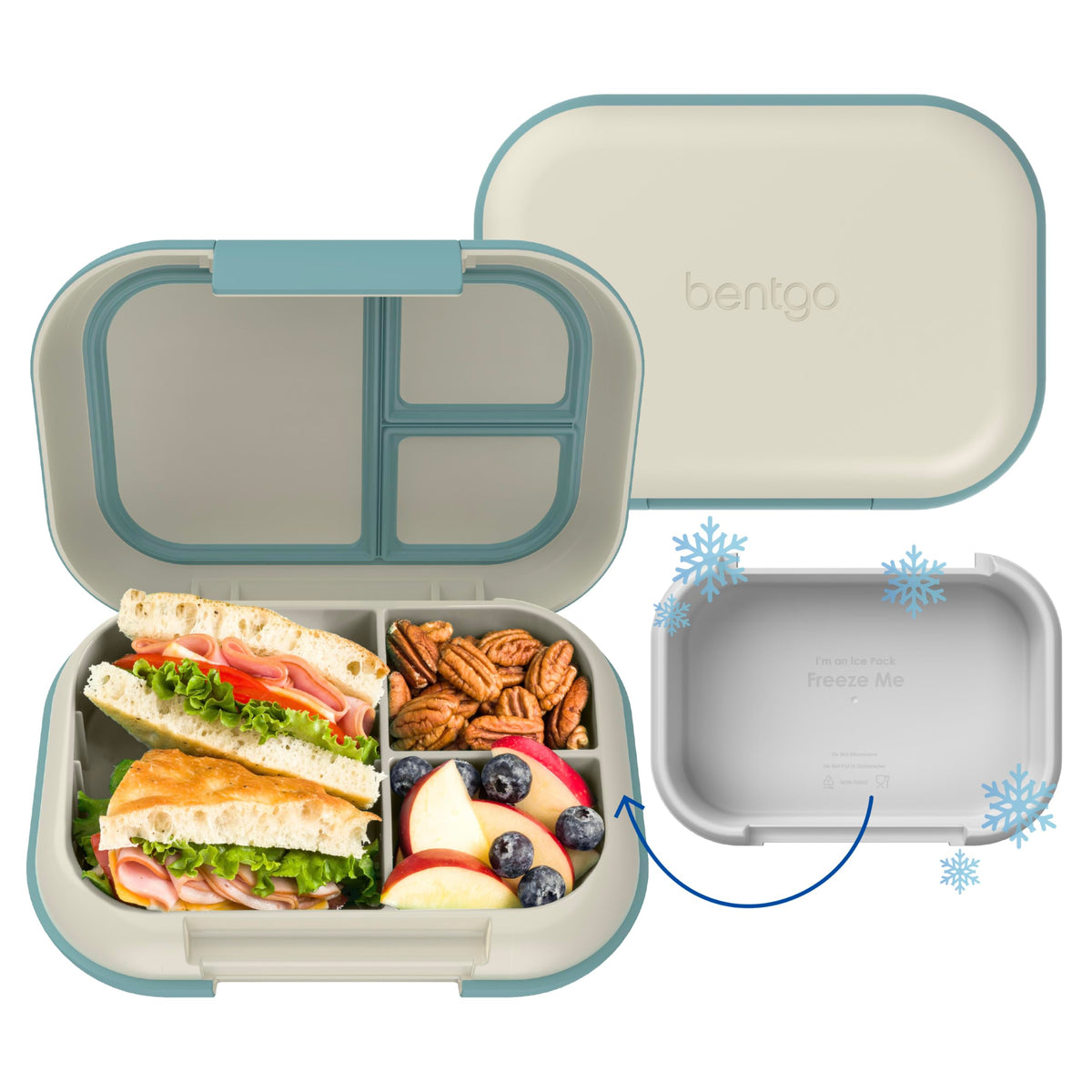 Bentgo Chill Max front view with 5-cup capacity for full meals