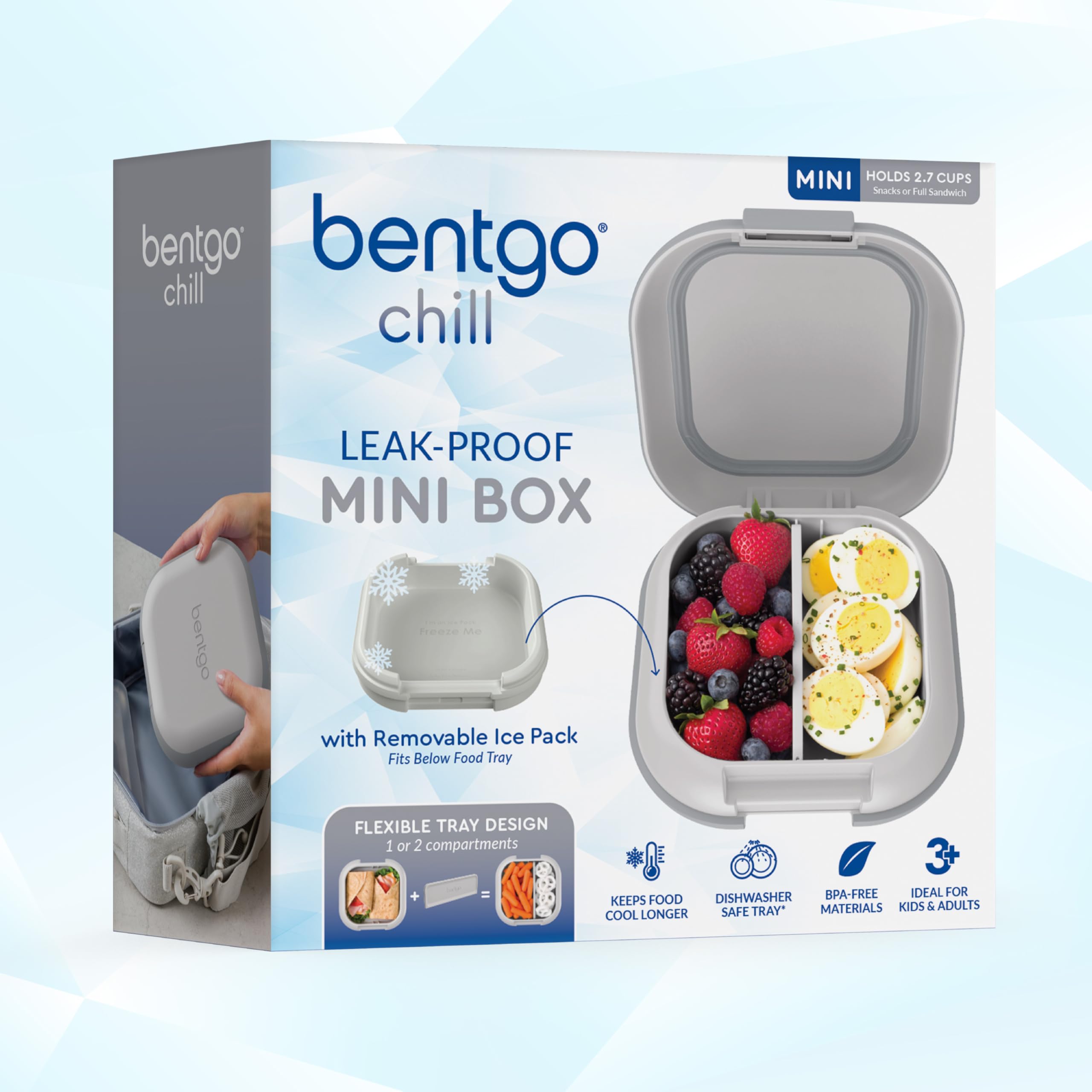 Bentgo Chill Mini kid-friendly design suitable for ages 3 and up