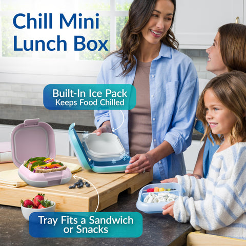 Bentgo Chill Mini leakproof latch secures meals during transport