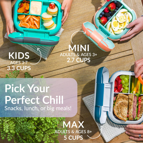Bentgo Chill Mini microwave-safe inner tray for quick reheating