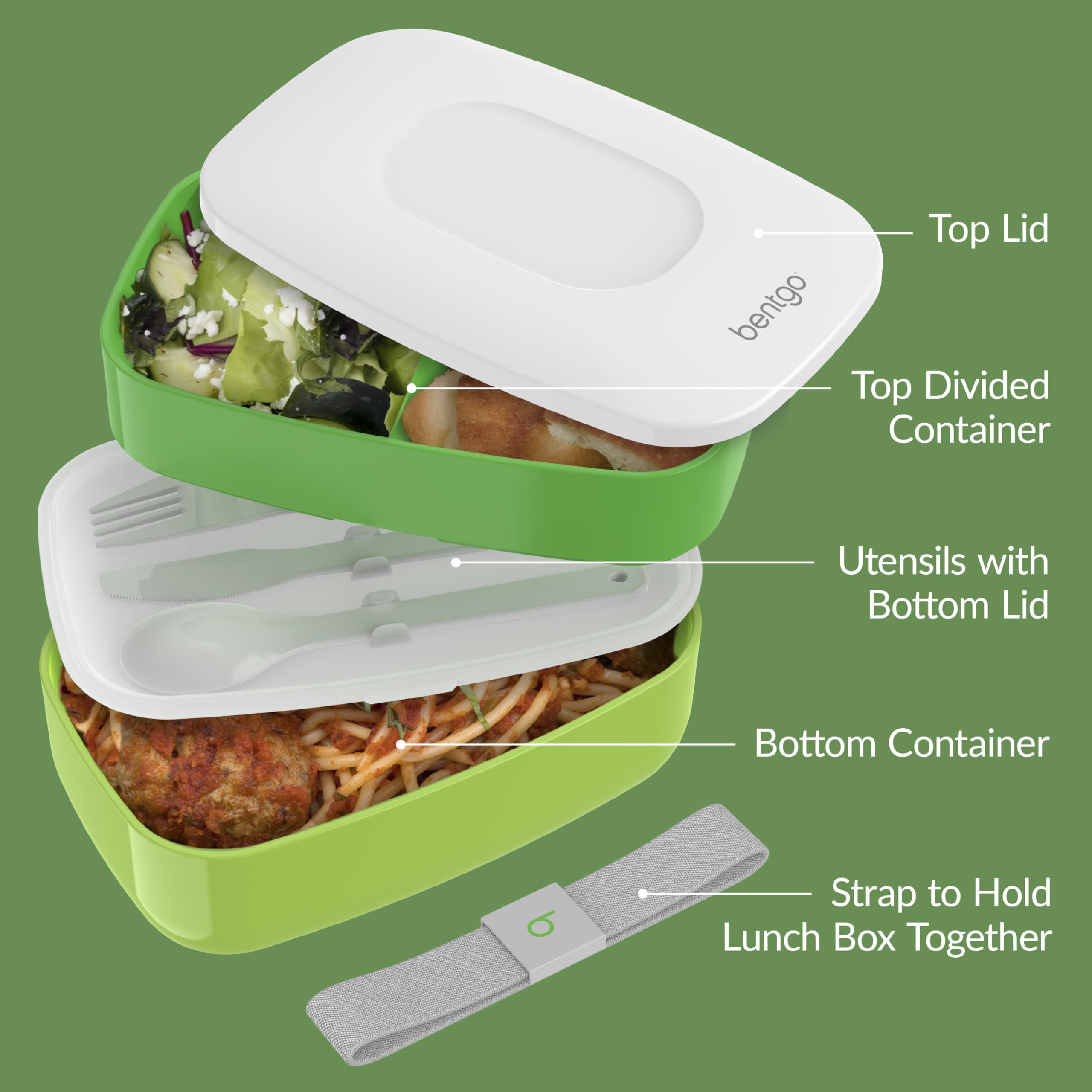 Bentgo Classic lightweight yet durable lunch box for daily use.
