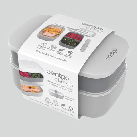 Bentgo Classic microwave-safe main containers for quick, easy cleanup