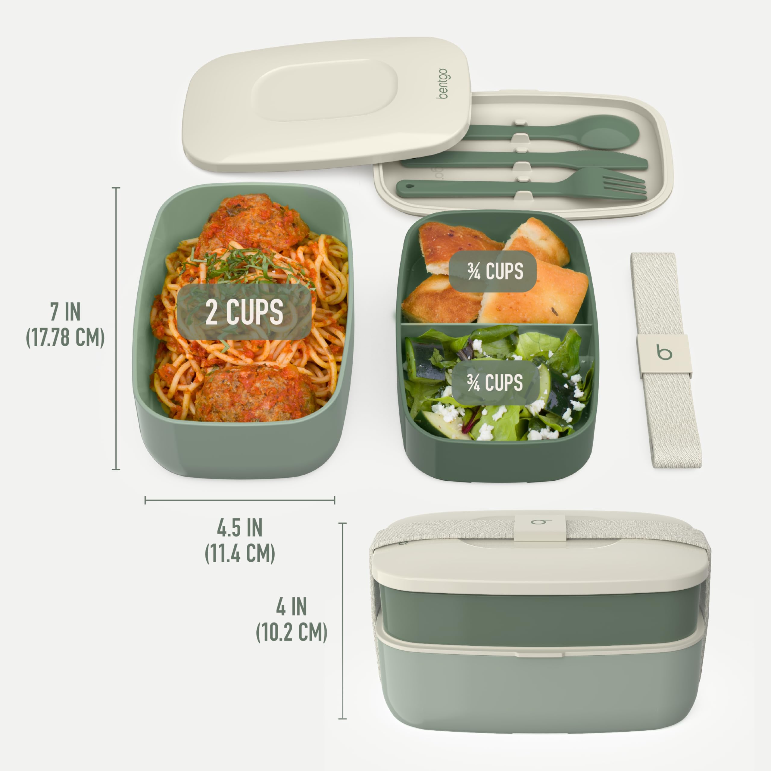 Bentgo Classic microwave-safe main containers for quick reheats