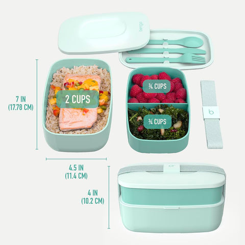 Bentgo Classic microwave-safe containers ideal for quick reheats at work.
