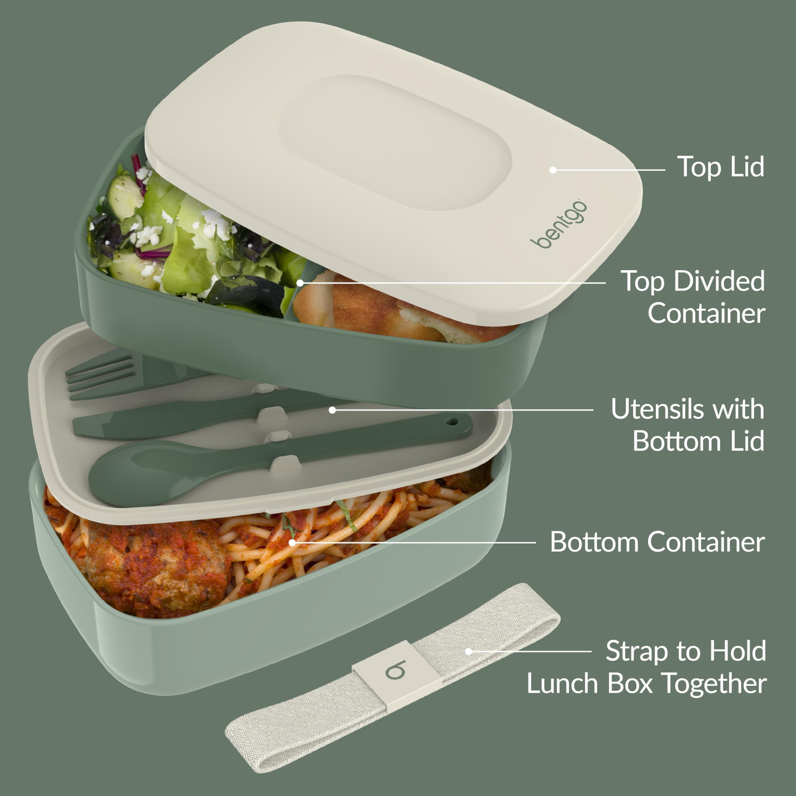 Bentgo Classic nested design saves space at home or work