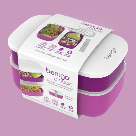 Bentgo Classic Purple bento three compartments ideal for meal prep
