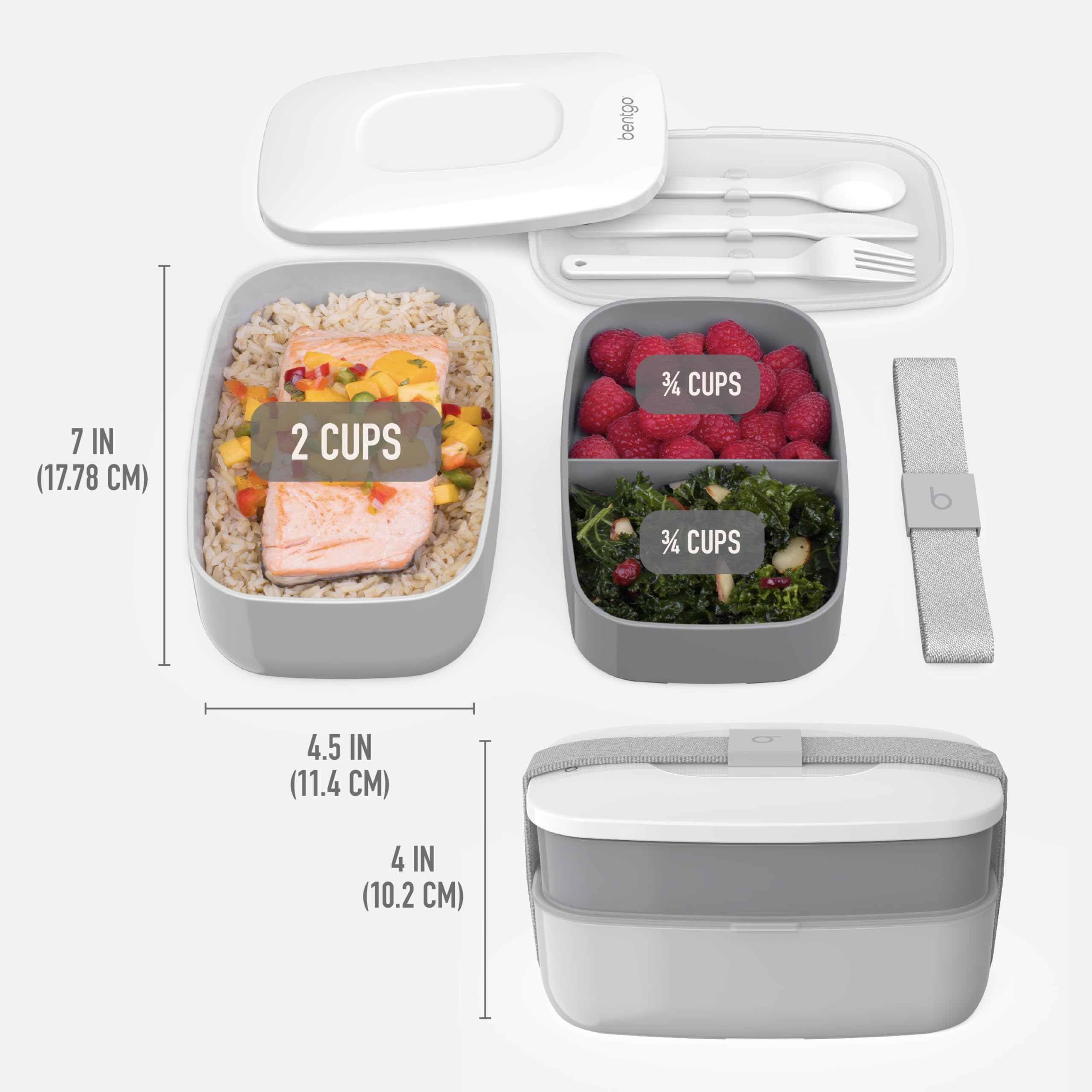 Bentgo Classic sealing strap keeps meals secure during transit