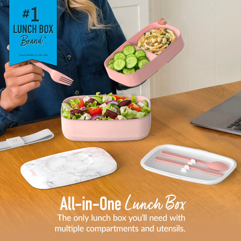 Bentgo Classic top-nesting-compartment showing compact storage design