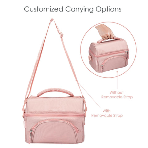 Bentgo Deluxe Lunch Bag 2-way zippers enable quick access from any angle