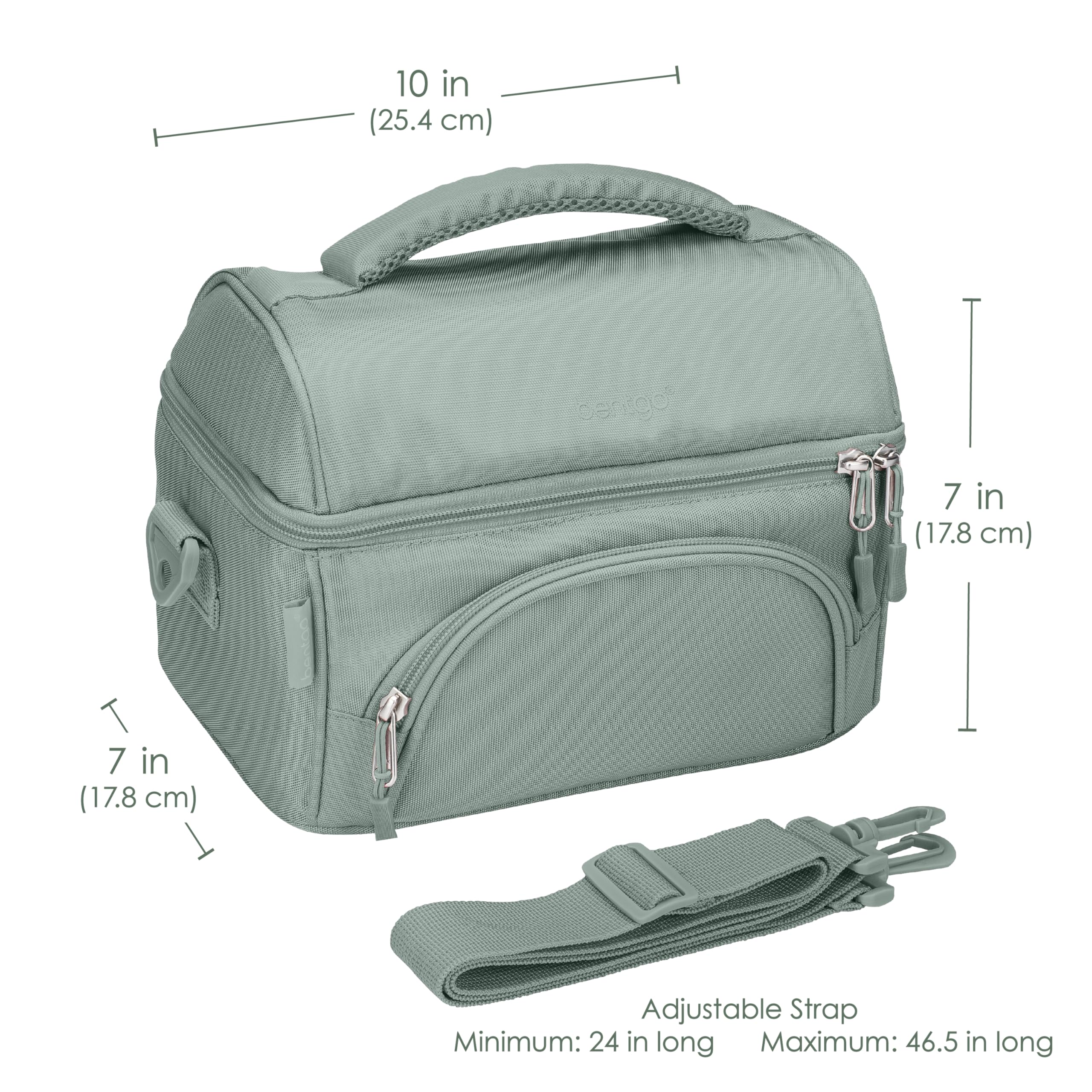 Bentgo Deluxe lunch bag in use, portable and organized for daily routines