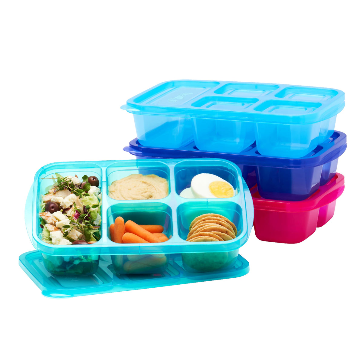 Bentgo Easyboxes 5-compartment container for balanced portions and on-the-go lunches.
