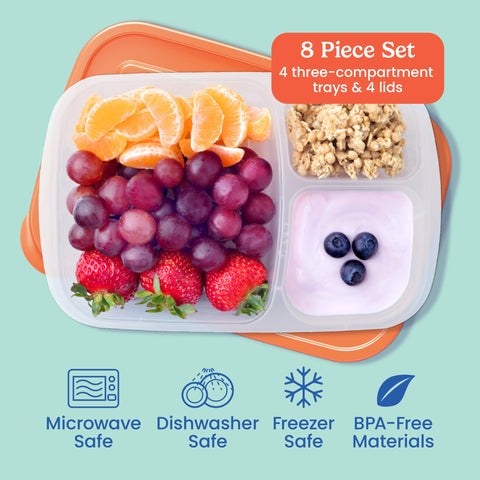 Bentgo Easyboxes are dishwasher safe and microwave safe for easy cleanup