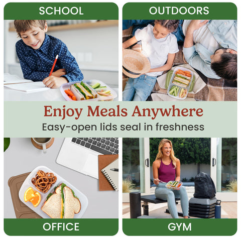 Bentgo Easyboxes freezer-safe for meal prep and storage.