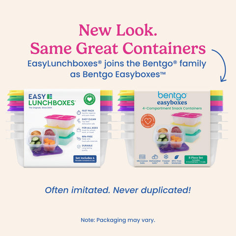 Bentgo Easyboxes freezer-safe feature keeps meals ready for future snack packs.